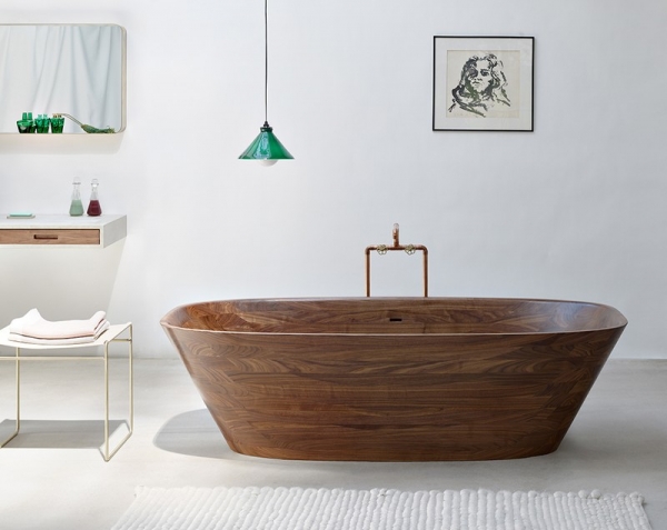 Деревянная ванна: необычное, уютное и экологичное решение для ванной комнаты.