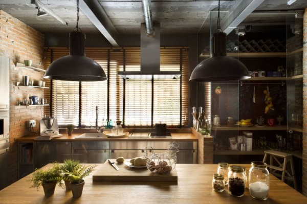 Стиль лофт: современное решение для интерьера кухни вашей квартиры