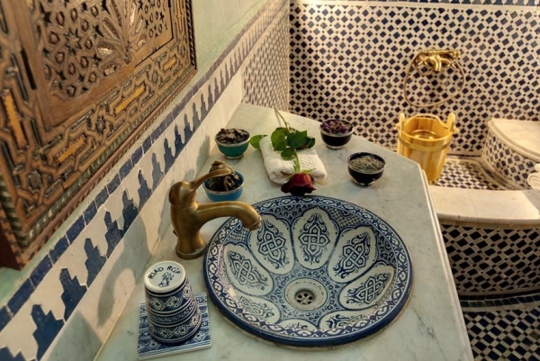 Марокканский стиль в дизайне ванной комнаты